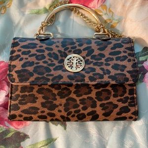 Leopard Print Clutch